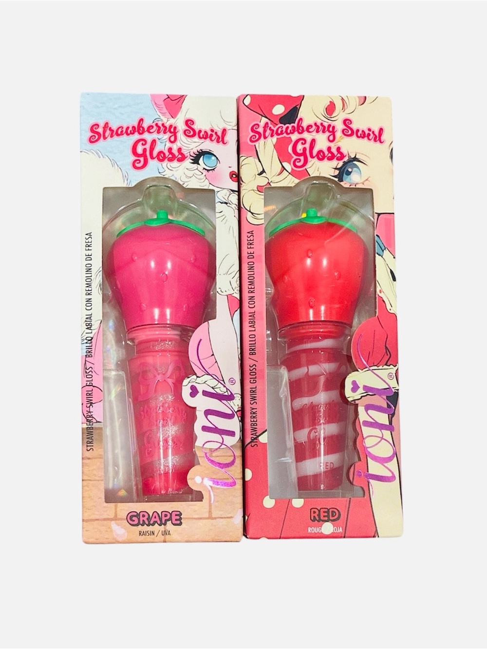 🌸Dolly’s Adventure Collection🌸 Strawberry Swirl Gloss Lip Gloss - Red and Grape